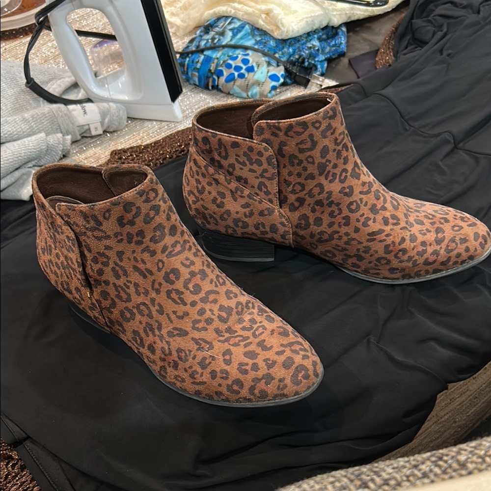 Maurices Brown and Black Ankle Booties